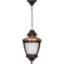 Avonnı BFE-68011-BSY-OP Kahverengi/siyah Boyalı Dış Mekan Aydınlatma E27 Aluminyum Polikarbon Cam 26CM