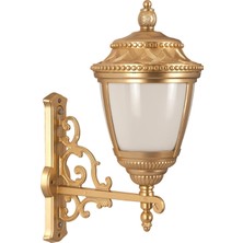 Avonnı BAP-68042-BSA-M2-OP Sarı Boyalı Dış Mekan Aydınlatma E27 Aluminyum Polikarbon Cam 48X28CM