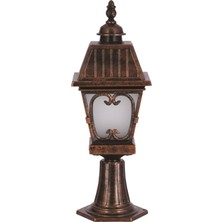 Avonnı BSU-68040-BKR-OP Kahverengi Boyalı Dış Mekan Aydınlatma E27 Aluminyum Cam 23CM