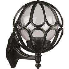 Avonnı BAP-68081-BSY-M2 Siyah Boyalı Dış Mekan Aydınlatma E27 Abs Akrilik Cam 28X23CM