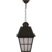 Avonnı BFE-68035-BSY-OP Siyah Boyalı Dış Mekan Aydınlatma E27 Aluminyum Cam 23CM