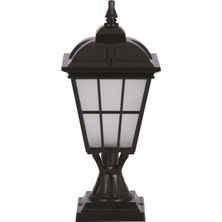 Avonnı BSU-68046-BSY-M1-OP Siyah Boyalı Dış Mekan Aydınlatma E27 Aluminyum Cam 23CM