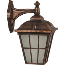 Avonnı BAP-68183-BKR-M2 Kahverengi Boyalı Dış Mekan Aydınlatma E27 Abs Polikarbon Cam 25X20CM