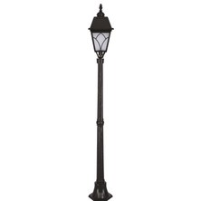 Avonnı BSU-68038-BSY-M2-OP Siyah Boyalı Dış Mekan Aydınlatma E27 Aluminyum Cam 23CM