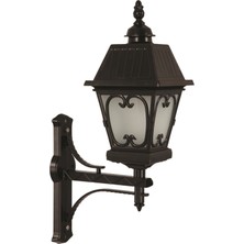 Avonnı BAP-68040-BSY-M1-OP Siyah Boyalı Dış Mekan Aydınlatma E27 Aluminyum Cam 40X23CM