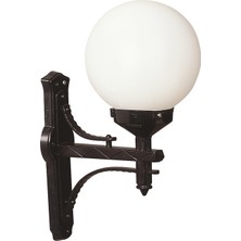 Avonnı BAP-68160-BSY-OP Siyah Boyalı Dış Mekan Aydınlatma E27 Abs Polietilen Cam 35X25CM