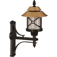 Avonnı BAP-68049-BSA-M1-OP Sarı/siyah Boyalı Dış Mekan Aydınlatma E27 Aluminyum Polikarbon Cam 36X30CM