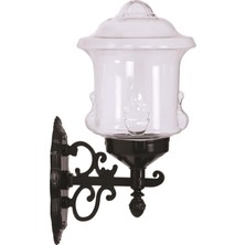 Avonnı BAP-68189-BSY-M4 Siyah Boyalı Dış Mekan Aydınlatma E27 Abs Akrilik Cam 27X20CM