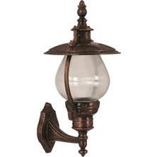 Avonnı BAP-68205-BKR Kahverengi Boyalı Dış Mekan Aydınlatma E27 Abs Akrilik Cam 28X25CM