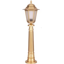 Avonnı BSU-68054-BSA-BOP Sarı Boyalı Dış Mekan Aydınlatma E27 Aluminyum Döküm Dip Polikarbon Cam 27CM