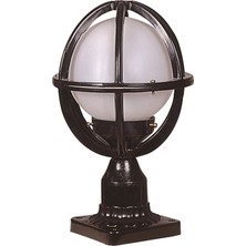 Avonnı BSU-68080-BSY-M9-KOP Siyah Boyalı Dış Mekan Aydınlatma E27 Abs Polietilen Cam 20CM