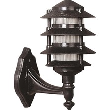 Avonnı BAP-68173-BSY Siyah Boyalı Dış Mekan Aydınlatma E27 Abs Polikarbon Cam 22X16CM