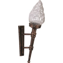 Avonnı BAP-68191-BKR Kahverengi Boyalı Dış Mekan Aydınlatma E27 Aluminyum Abs Akrilik Cam 30X15CM