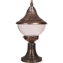 Avonnı BSU-68207-BKR-M1 Kahverengi Boyalı Dış Mekan Aydınlatma E27 Abs Polikarbon Cam 27CM