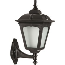 Avonnı BAP-68185-BSY-M4 Siyah Boyalı Dış Mekan Aydınlatma E27 Abs Polikarbon Cam 25X20CM