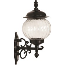 Avonnı BAP-68187-M3 Siyah Boyalı Dış Mekan Aydınlatma E27 Abs Akrilik Cam 27X23CM