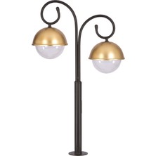 Avonnı BSU-68060-BSY-M1-OP Sarı/siyah Boyalı Dış Mekan Aydınlatma E27 Aluminyum Polikarbon Cam 60CM