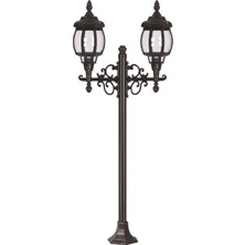 Avonnı BSU-68208-2BSY-M2 Siyah Boyalı Dış Mekan Aydınlatma E27 Aluminyum Abs Polikarbon Cam 55X18CM