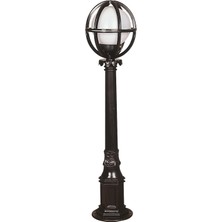 Avonni Avonnı BSU-68080-BSY-M9-BOP Siyah Boyalı Dış Mekan Aydınlatma 60W E27 ABS Polietilen Cam 20CM
