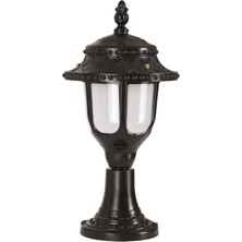 Avonnı BSU-68180-BSY-K Siyah Boyalı Dış Mekan Aydınlatma E27 Abs Polikarbon Cam 25CM