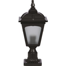 Avonnı BSU-68185-BSY-K Siyah Boyalı Dış Mekan Aydınlatma E27 Abs Polikarbon Cam 20CM