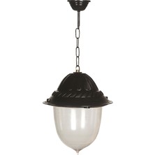 Avonnı BFE-68212-BSY Siyah Boyalı Dış Mekan Aydınlatma E27 Abs Polikarbon Cam 30CM