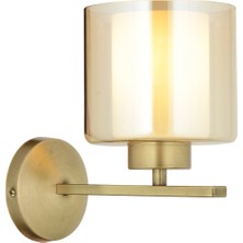 Avonnı AP-65245-1E Eskitme Kaplama Aplik E27 Metal Cam 20X27CM