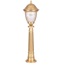 Avonnı BSU-68053-BSA-B Sarı Boyalı Dış Mekan Aydınlatma E27 Aluminyum Döküm Dip Polikarbon Cam 25CM