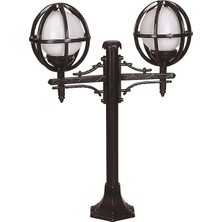 Avonnı BSU-68080-2BSY-OP Siyah Boyalı Dış Mekan Aydınlatma E27 Abs Polietilen Cam 60X20CM