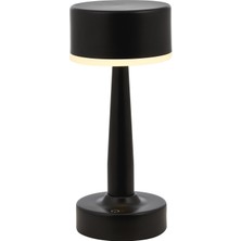 Avonnı ML-64005-BSY Siyah Boyalı Masa Lambası LED Metal Pleksi 11CM