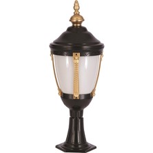 Avonnı BSU-68003-SOP-K Sarı/siyah Boyalı Dış Mekan Aydınlatma E27 Aluminyum Polikarbon Cam 30CM