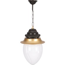 Avonnı BFE-68058-BSA-OP Sarı/siyah Boyalı Dış Mekan Aydınlatma E27 Aluminyum Akrilik Cam 22CM