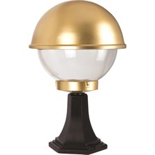 Avonnı BSU-68060-BSY-M3-KOP Sarı/siyah Boyalı Dış Mekan Aydınlatma E27 Aluminyum Polikarbon Cam 30CM