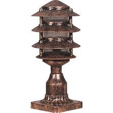 Avonnı BSU-68173-BKR Kahverengi Boyalı Dış Mekan Aydınlatma E27 Abs Polikarbon Cam 16CM