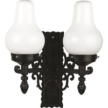 Avonnı BAP-68192-2BSY Siyah Boyalı Dış Mekan Aydınlatma E27 Abs Akrilik Cam 47X20CM
