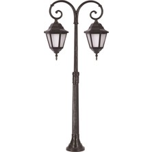 Avonnı BSU-68206-2BSY Siyah Boyalı Dış Mekan Aydınlatma E27 Aluminyum Abs Polikarbon Cam 60X23CM