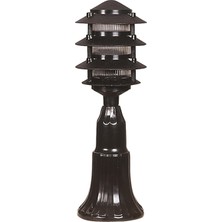 Avonnı BSU-68173-BSY-K Siyah Boyalı Dış Mekan Aydınlatma E27 Abs Polikarbon Cam 16CM