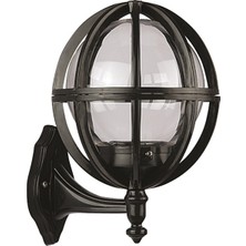 Avonnı BAP-68080-BSY-OP Siyah Boyalı Dış Mekan Aydınlatma E27 Aluminyum Akrilik Cam 28X25CM