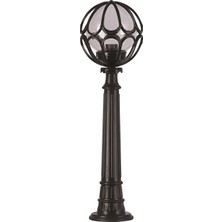 Avonnı BSU-68081-BSY-M1-BOP Siyah Boyalı Dış Mekan Aydınlatma E27 Aluminyum Akrilik Cam 25CM