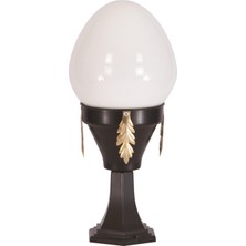 Avonnı BSU-68087-BSY-KOP Sarı/siyah Boyalı Dış Mekan Aydınlatma E27 Aluminyum Döküm Dip Akrilik Cam 25CM