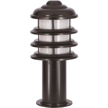 Avonnı BSU-68131-BSY-K Siyah Boyalı Dış Mekan Aydınlatma E27 Aluminyum Polikarbon Cam 20CM