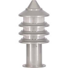 Avonnı BSU-68133-BBY-K Beyaz Boyalı Dış Mekan Aydınlatma E27 Aluminyum Polikarbon Cam 18CM