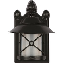 Avonnı BFE-68066-BSY-M2-OP Siyah Boyalı Dış Mekan Aydınlatma E27 Aluminyum Polikarbon Cam 25X15CM