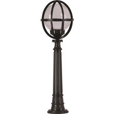 Avonnı BSU-68080-BSY-M2-BOP Siyah Boyalı Dış Mekan Aydınlatma E27 Aluminyum Akrilik Cam 30CM