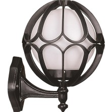 Avonnı BAP-68078-BSY-M1-OP Siyah Boyalı Dış Mekan Aydınlatma E27 Aluminyum Polietilen Cam 25X25CM