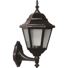 Avonnı BAP-68206-BSY Siyah Boyalı Dış Mekan Aydınlatma E27 Abs Polikarbon Cam 28X23CM