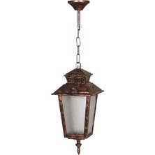Avonnı BFE-68211-BKR Kahverengi Boyalı Dış Mekan Aydınlatma E27 Abs Cam 18CM