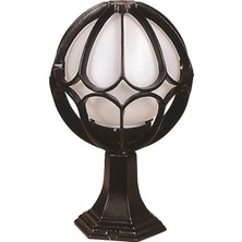 Avonnı BSU-68078-BSY-M1-OP Siyah Boyalı Dış Mekan Aydınlatma E27 Aluminyum Polietilen Cam 25CM