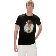 Bad Bear GIRAFFE T-SHIRT SİYAH Erkek T-Shirt 23.01.07.036-C01
