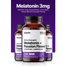 Anocin Melatonin 60 Passiflora Vitaminb6 ve Limon Otu Melatonin